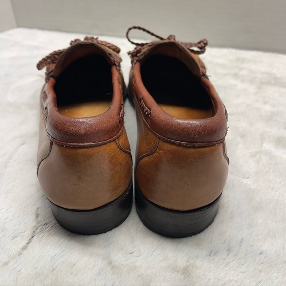 Allen Edmonds Enfield Brown Leather Kiltie Tassel Loafers Size 9.5 D Shoes main image 11